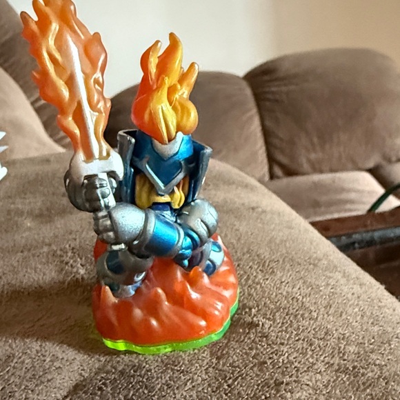 Inferno Warrior Action Figure - Blue and Orange - Picture 1 of 3